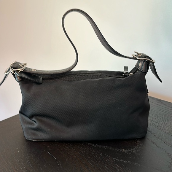Coach nylon and leather trim mini bag - Picture 1 of 7